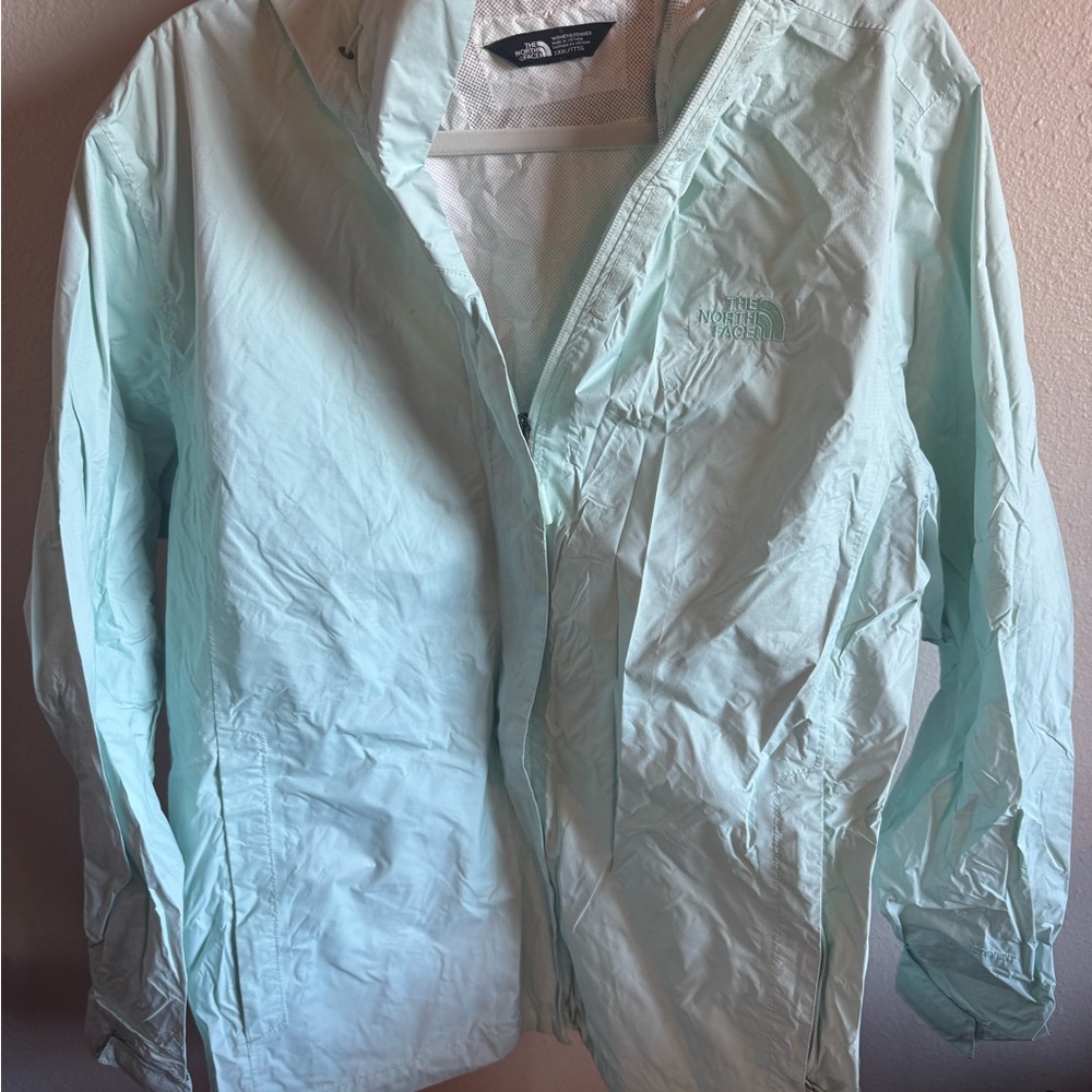 The North Face Light  Mint Windbreaker Rain Jacket